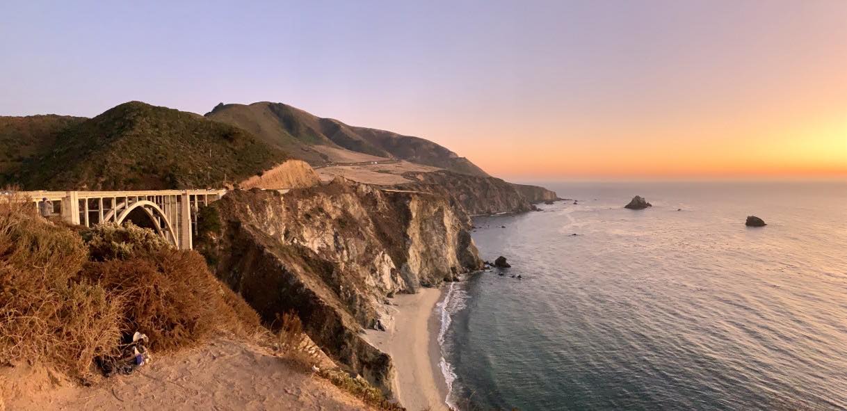 big sur california ponte