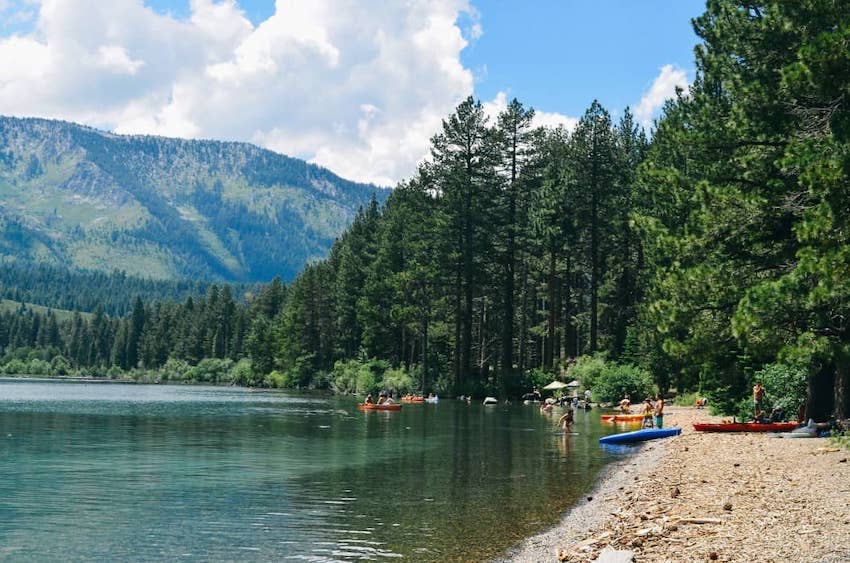 spiagge lago tahoe