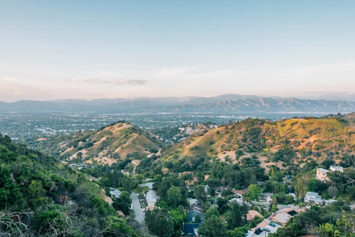 mulholland drive vista dall'alto